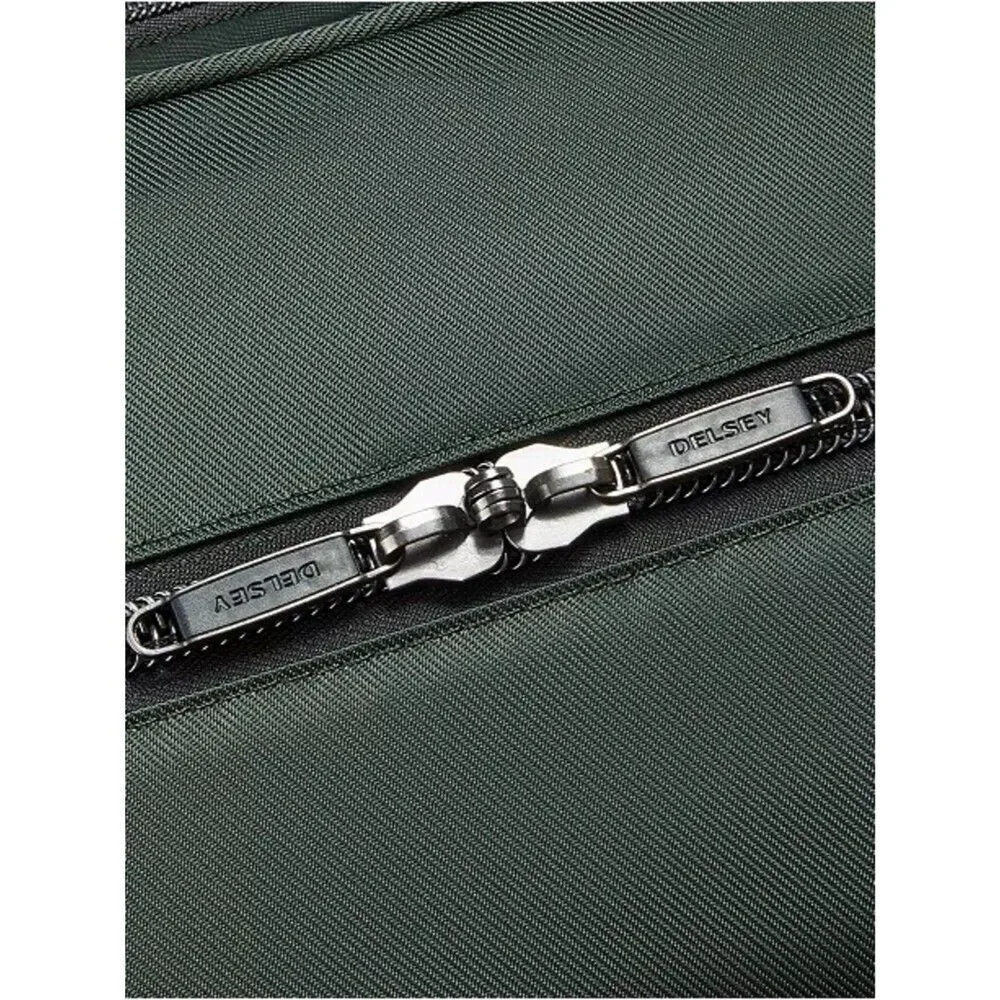 Delsey Paris Men's Dark Green Laptop Weekender Bag duffel bag, luggage